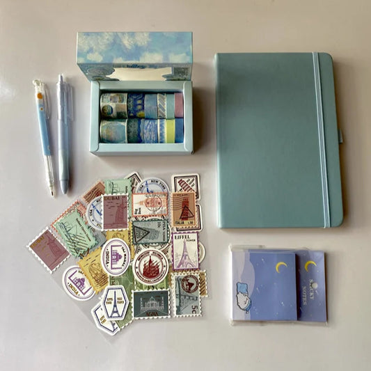 Blue Aesthetic Journaling Set