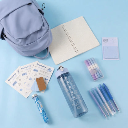 Blue Statonery Bundle with Backpack