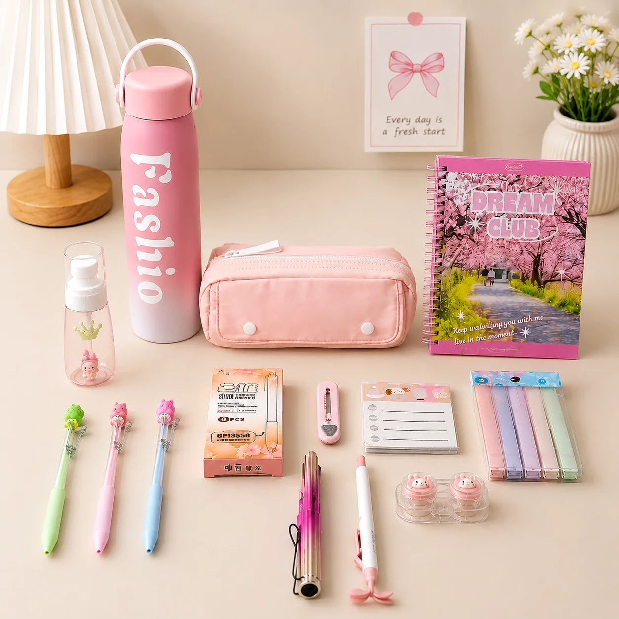 Blush Cherry Blossom Stationery Bundle