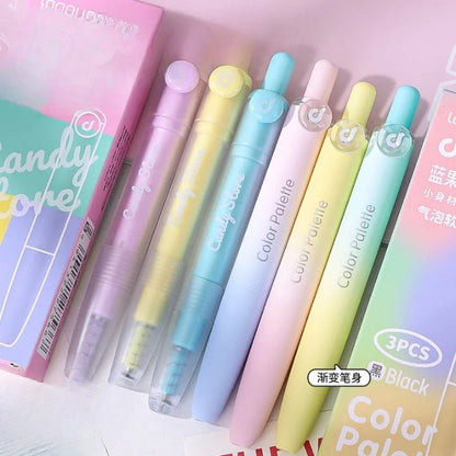 Gradient Round Body Gel Pens