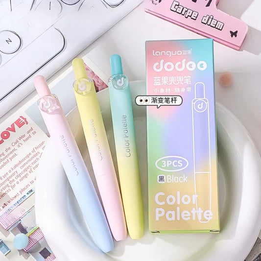 Gradient Round Body Gel Pens