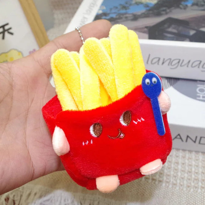 Cute Fries Mini Plush Pendant