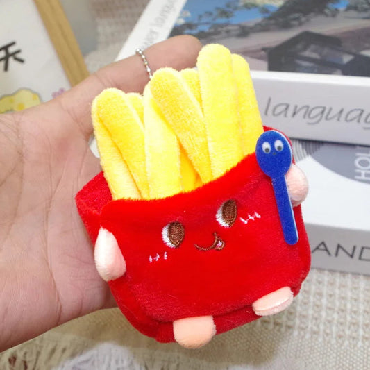 Cute Fries Mini Plush Pendant