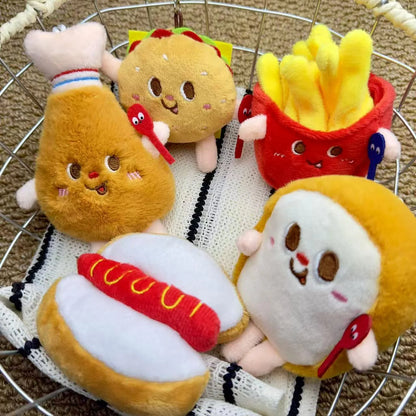Cute Fries Mini Plush Pendant