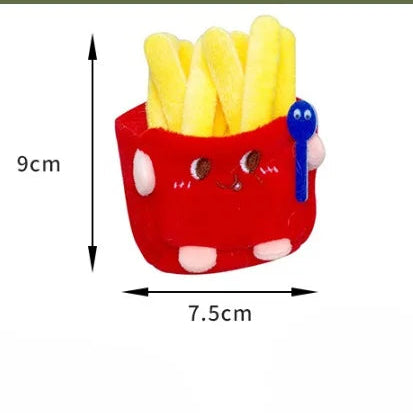 Cute Fries Mini Plush Pendant