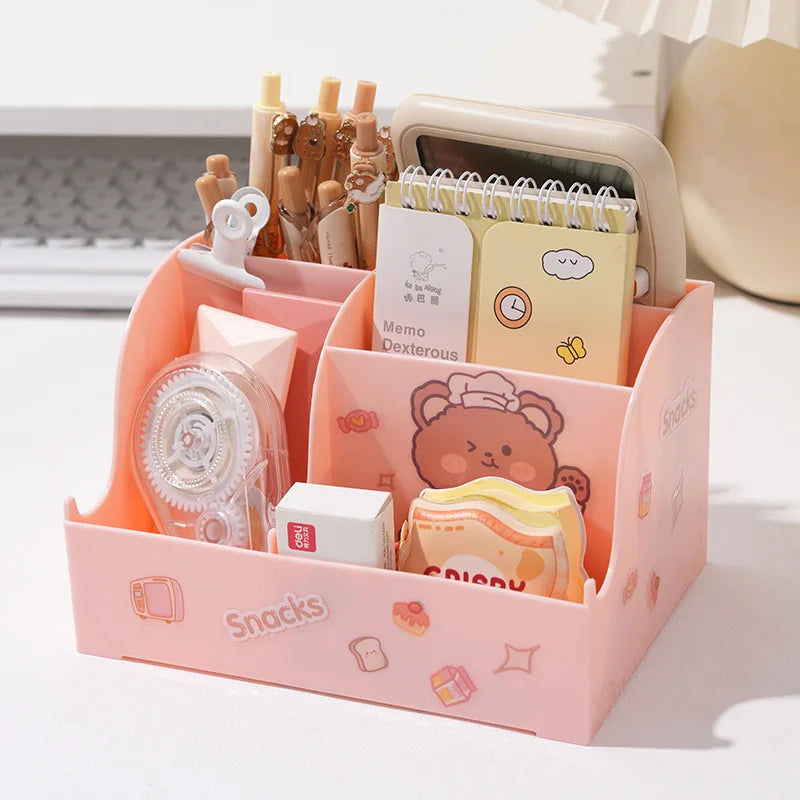 3D Cartoon Pen Holder Desk Organizer