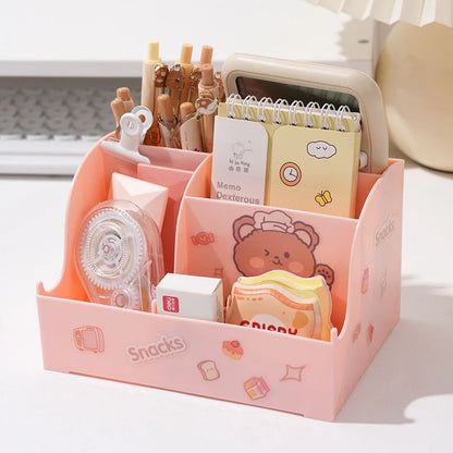 3D Cartoon Pen Holder Desk Organizer