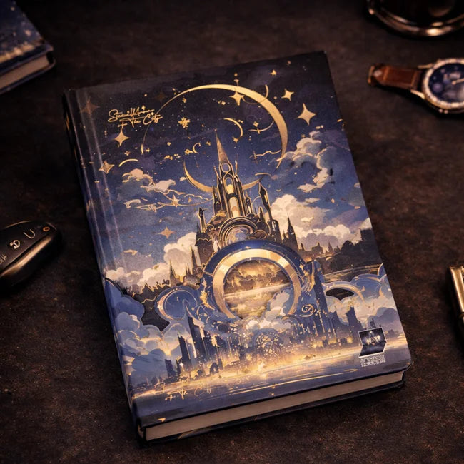 Celestial Magical City Hardcover Illustrated Art Journal
