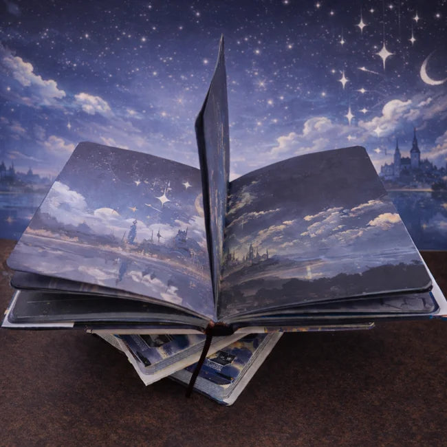 Celestial Magical City Hardcover Illustrated Art Journal
