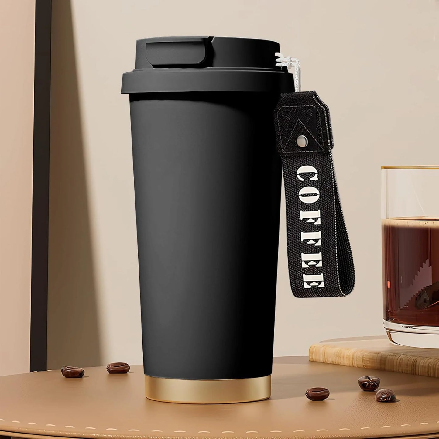 Solid Coffee Tumbler for Hot & Cold Drinks