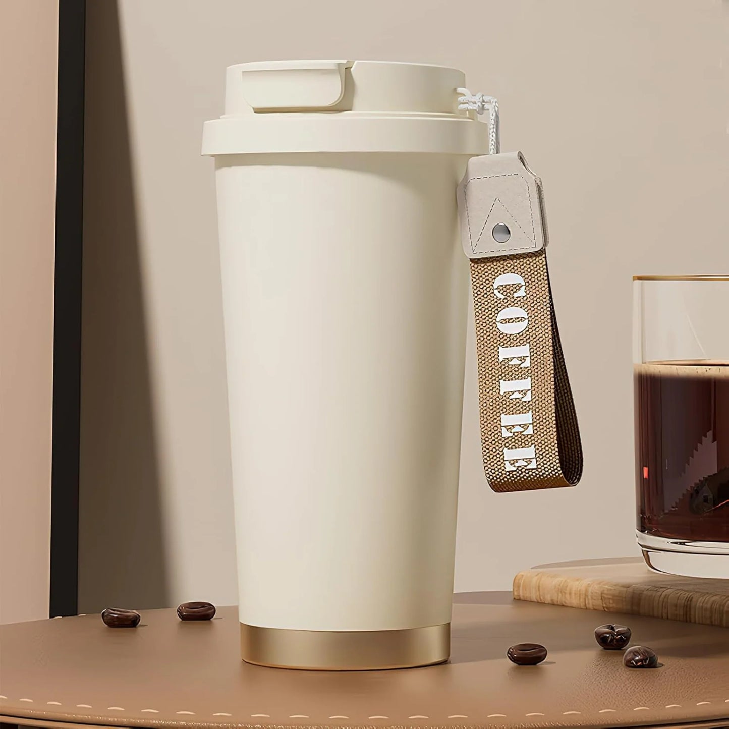 Solid Coffee Tumbler for Hot & Cold Drinks