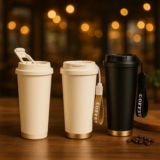 Solid Coffee Tumbler for Hot & Cold Drinks