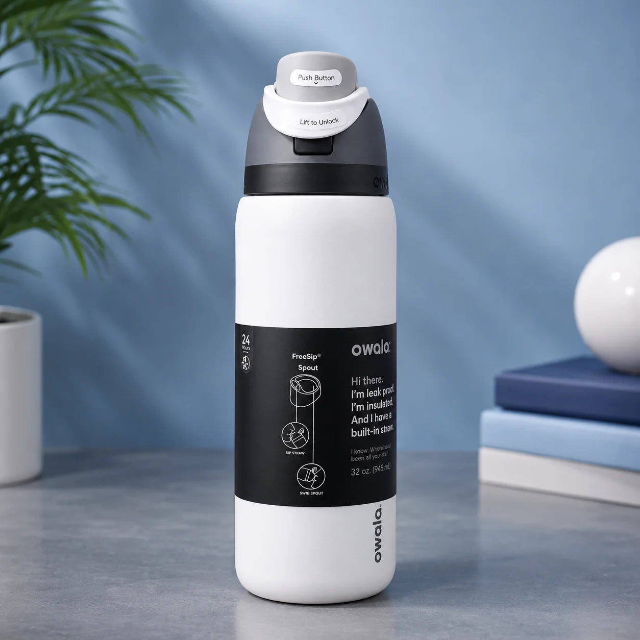 Premium Insulated Freesip Water Bottle
