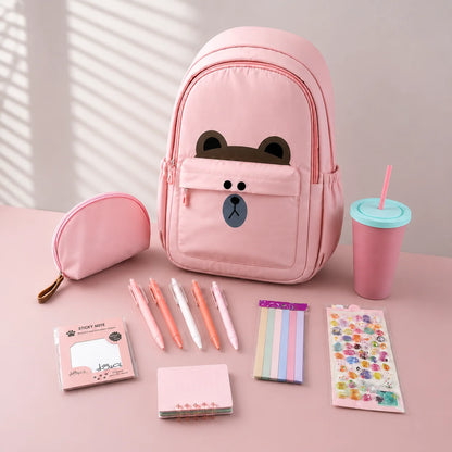 Bear Backpack & Stationery Gift Set