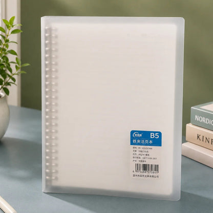 Transparent Plastic Ring Binders With Elastic Closure