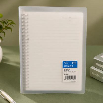 Transparent Plastic Ring Binders With Elastic Closure