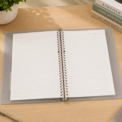 Transparent Plastic Ring Binders With Elastic Closure