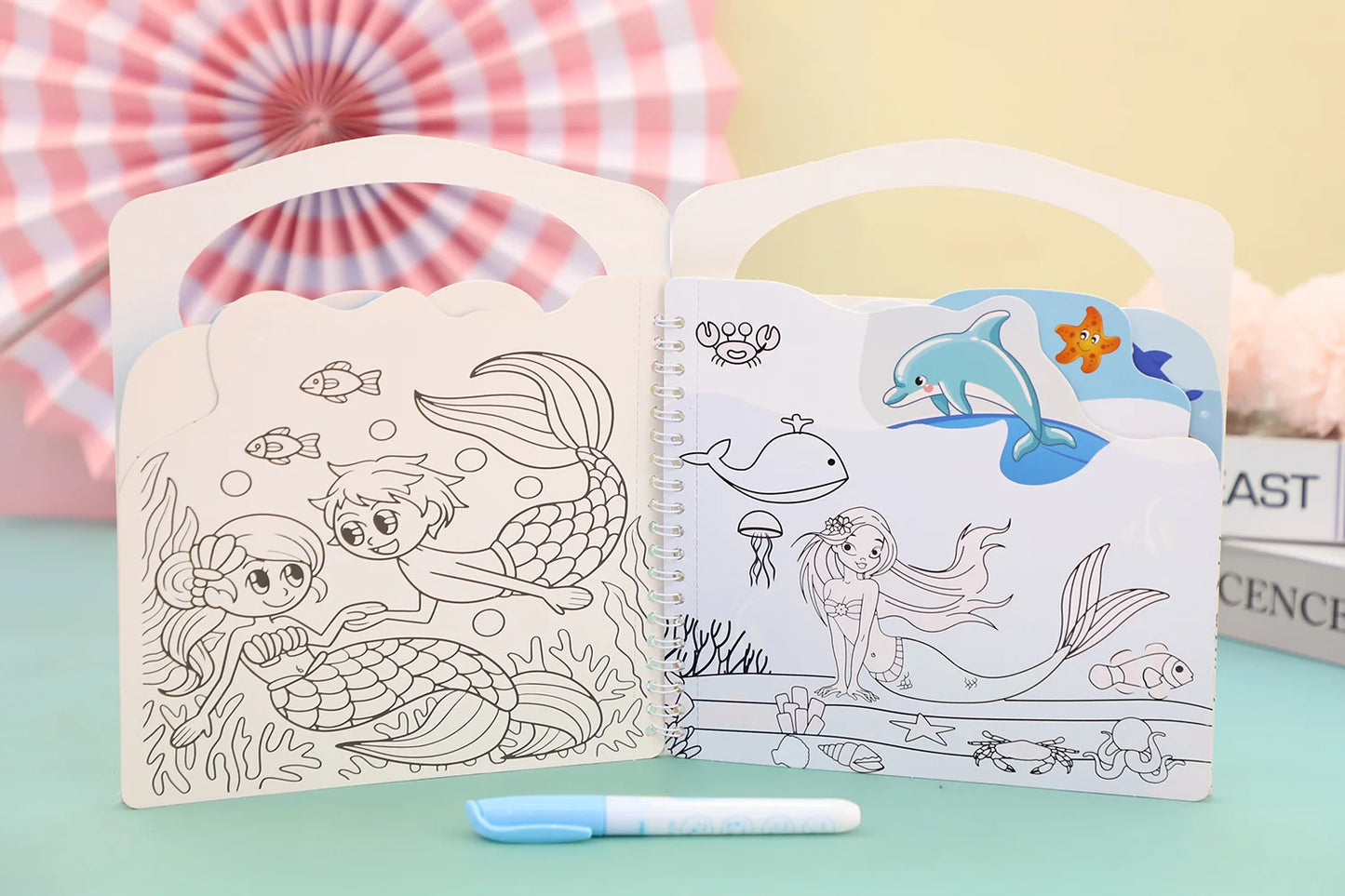 Children's Magic Water Painting Coloring Book
