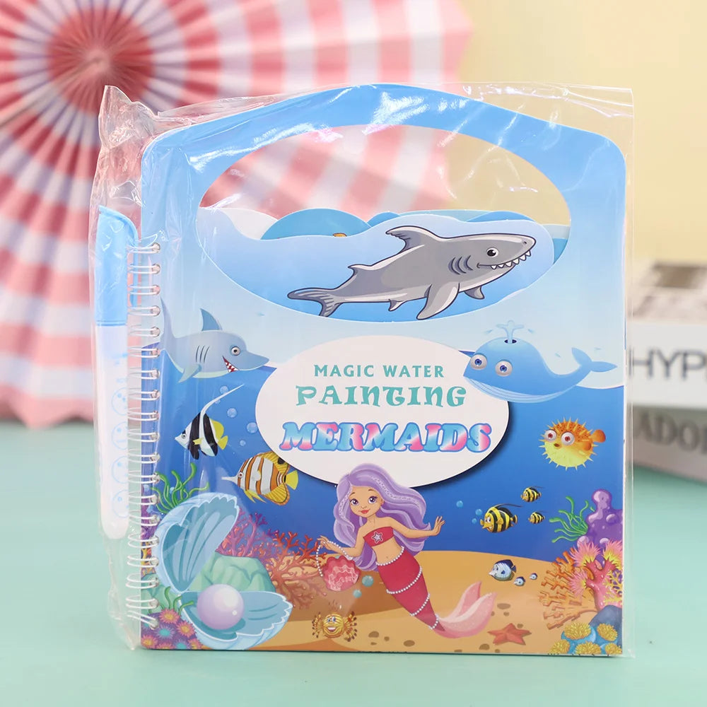 Children's Magic Water Painting Coloring Book