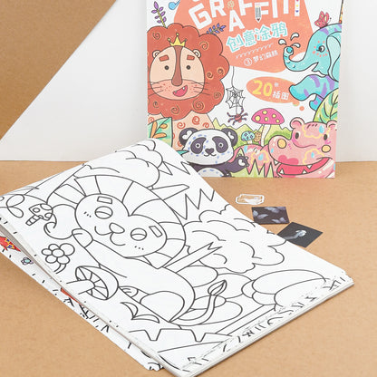 Children's Crafts Magic Coloring And Drawing Book