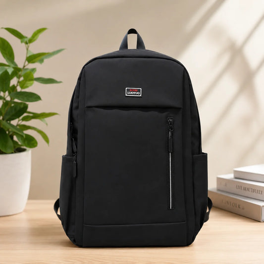 Classic Black Laptop Backpack