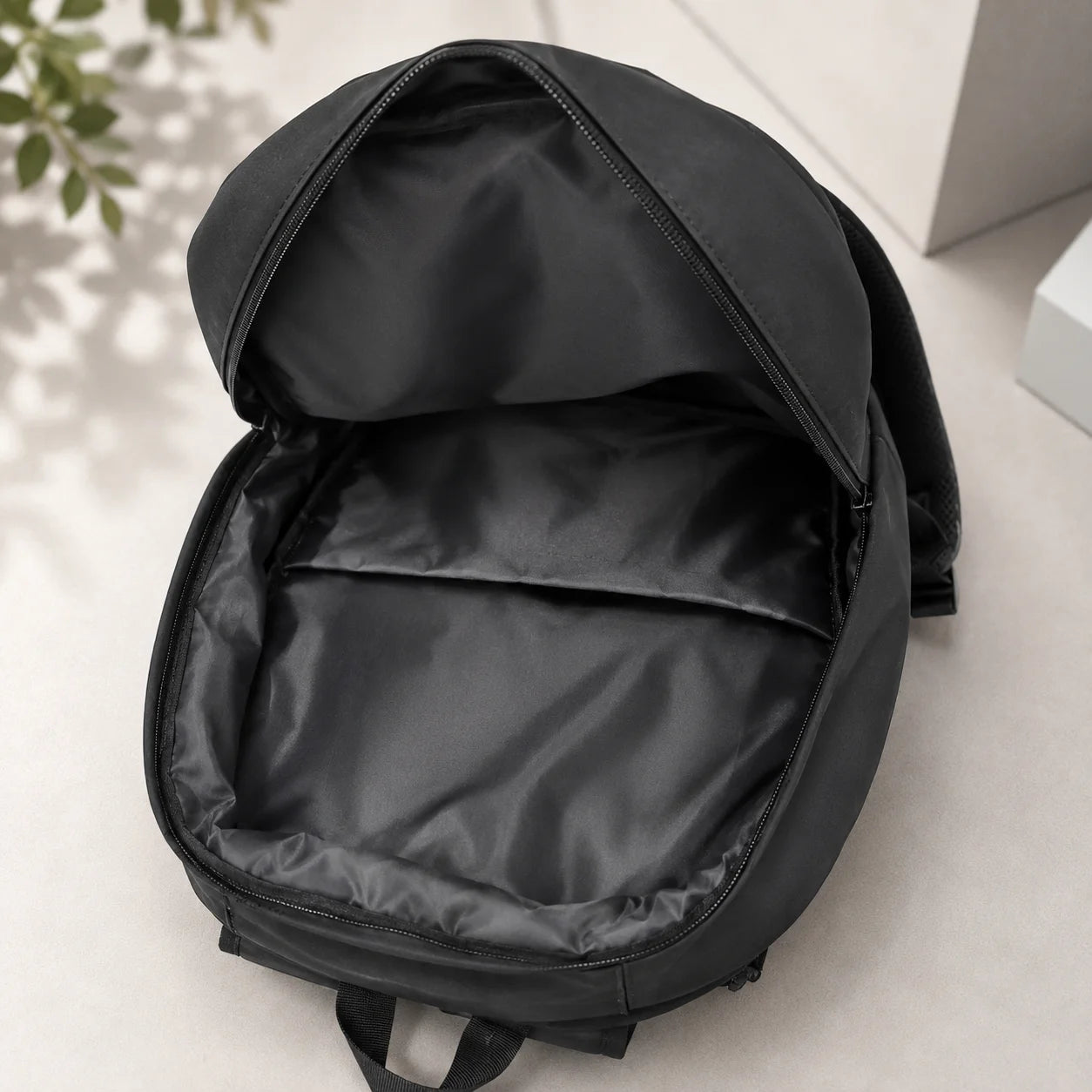Classic Black Laptop Backpack