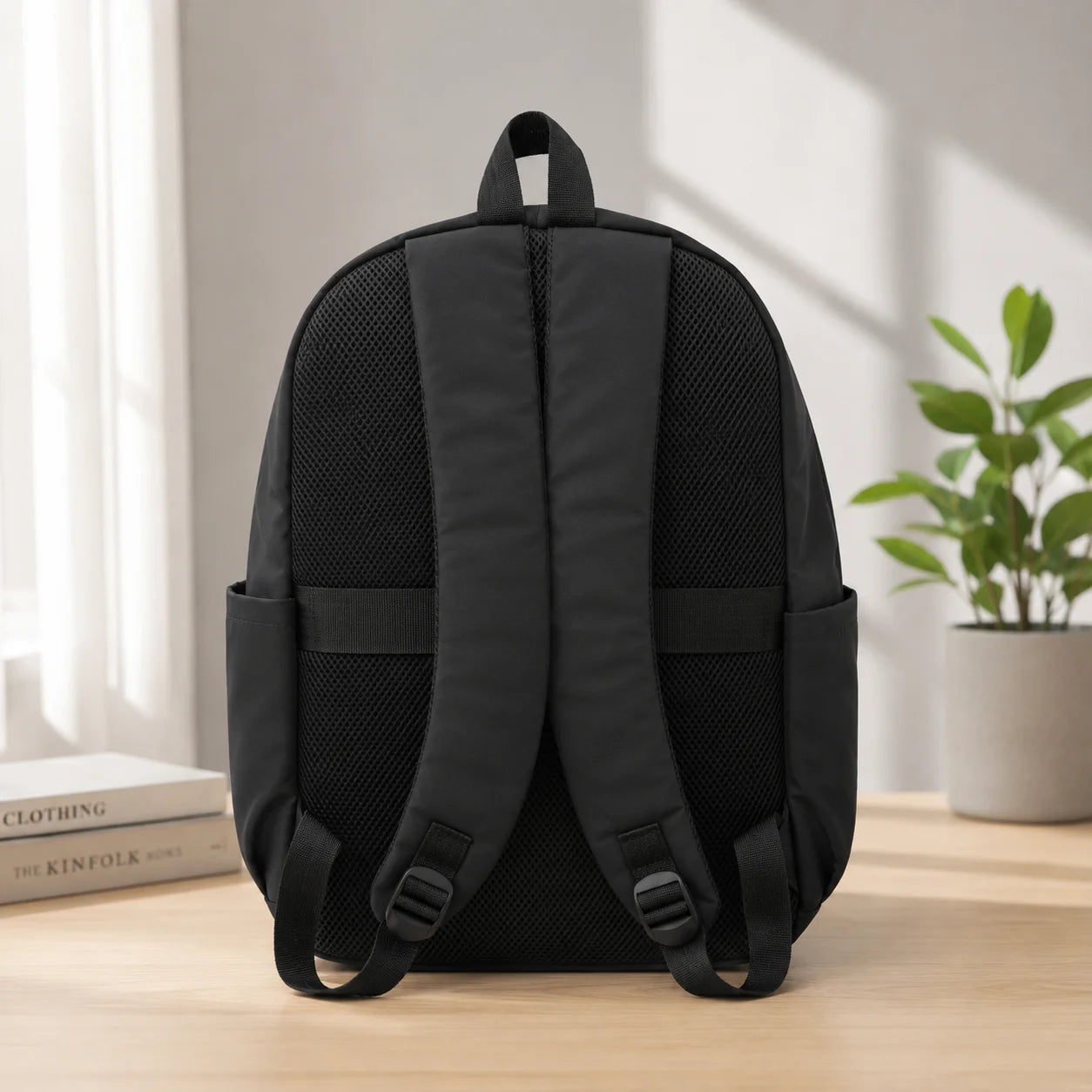 Classic Black Laptop Backpack