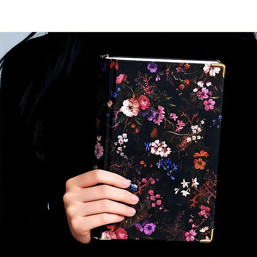 Classic Vintage Floral  Blank Page Journal