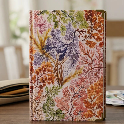 Classic Vintage Floral  Blank Page Journal