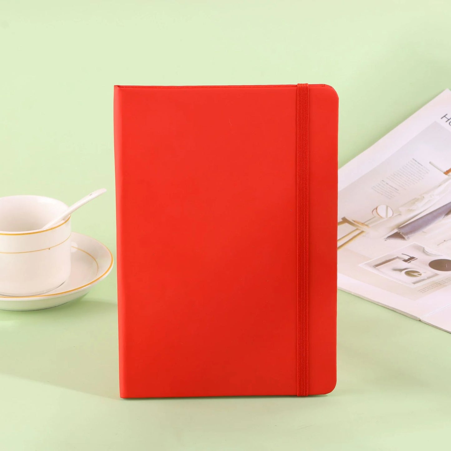 Classic Hardcover Lined Notebook with Elastic Closure – thepaperworm