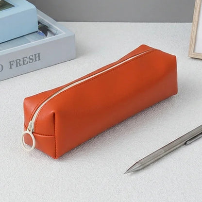 Classic PU Leather Stationery Case