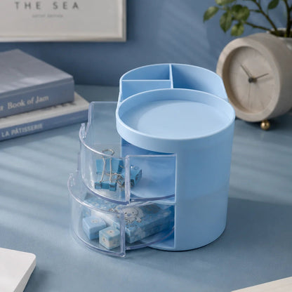 Multiple Compartments Cosmetic and Stationery Storage Box