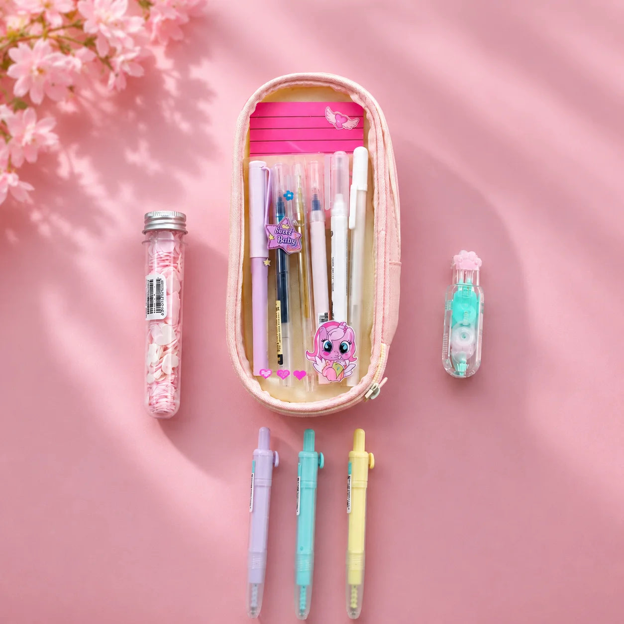 Soft Bloom Stationery Kit
