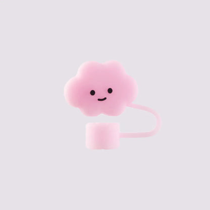 Cloudy Cuties Silicone Straw Cover