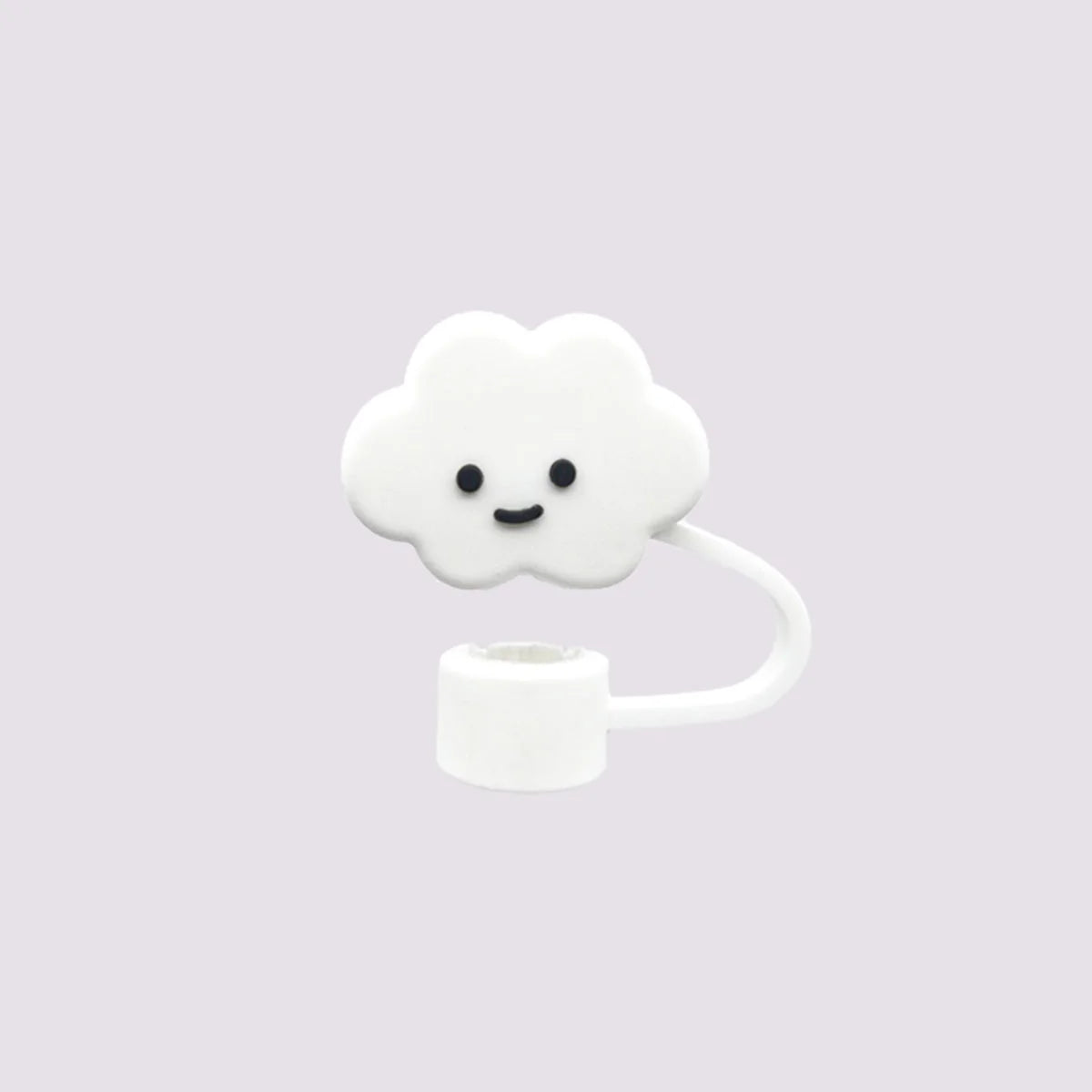 Cloudy Cuties Silicone Straw Cover