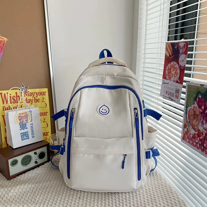 Cloudy Smile School Backpack