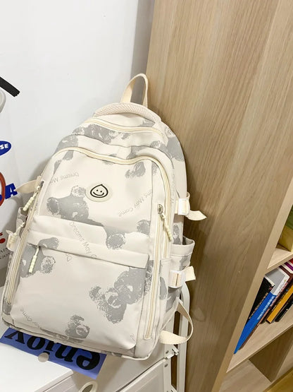 Cloudy Smile School Backpack