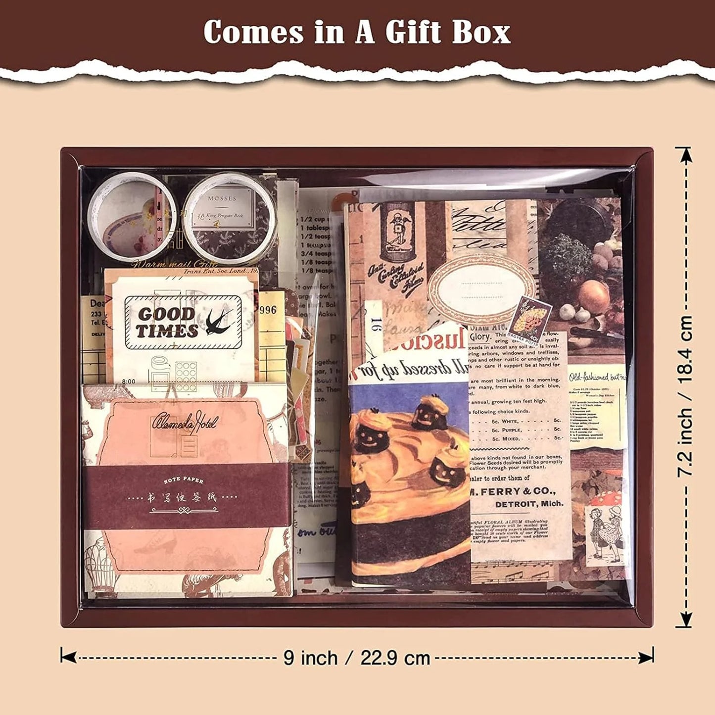 Retro Girl's Art Journaling Box