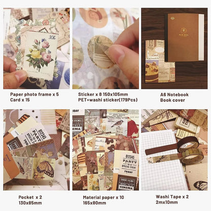 Retro Girl's Art Journaling Box