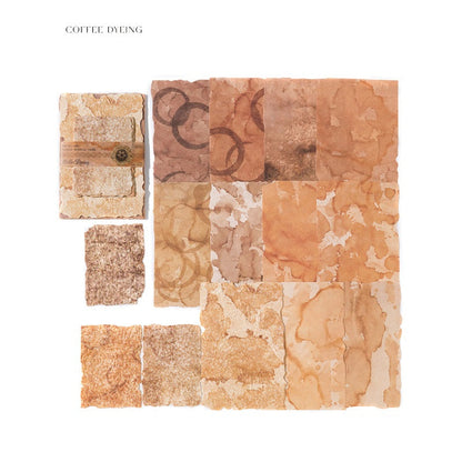 Retro Material Paper Light and Shadow Series DIY Decorative Sheet