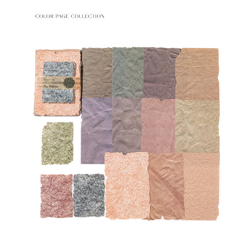 Retro Material Paper Light and Shadow Series DIY Decorative Sheet