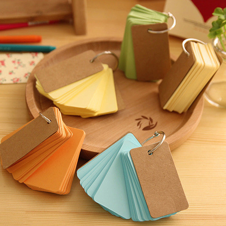 Color Flash Cards With Metal Binder Rings thepaperworm Color Flash Cards With Metal Binder Rings thepaperworm