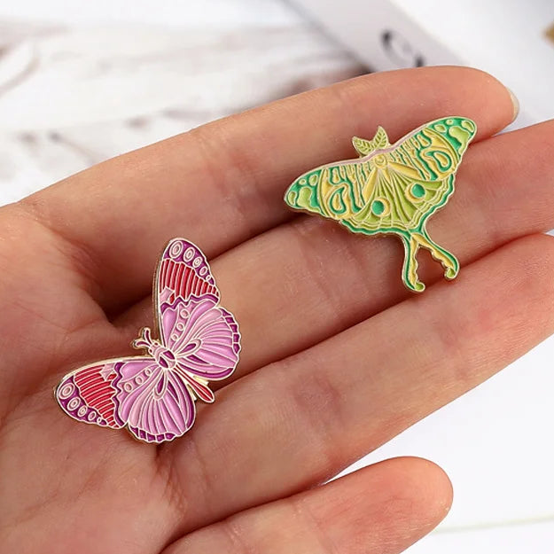 Colorful Butterfly Brooch Pin