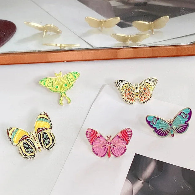 Colorful Butterfly Brooch Pin