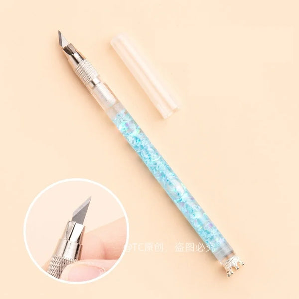Confetti Filled Pen Knife and Cutter