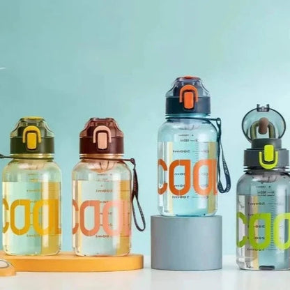 Cool Transparent Water Bottle And Sipper