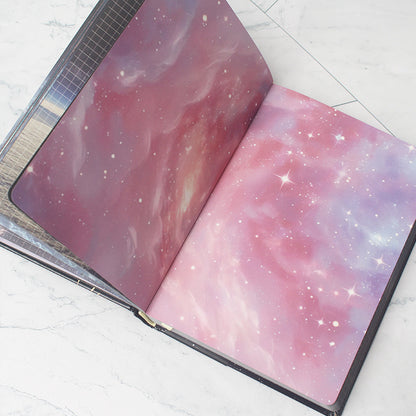 Cosmic Clock Retro Hardcover Journal