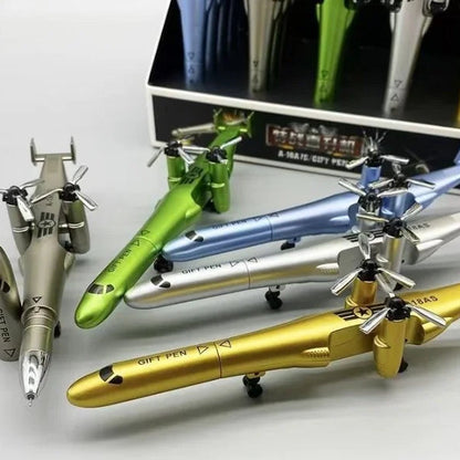 Creative Aircraft-Shaped Retractable Ballpoint Pen