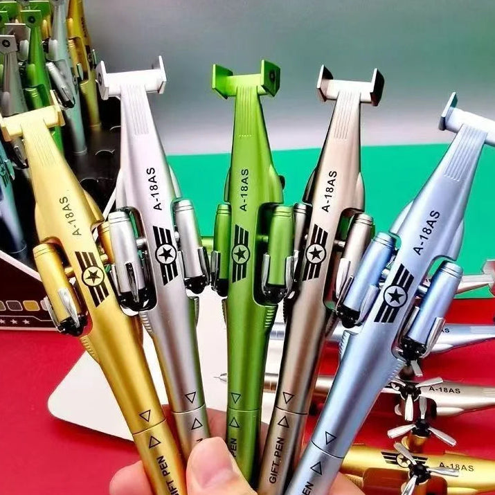 Creative Aircraft-Shaped Retractable Ballpoint Pen