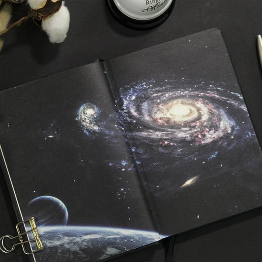 Cosmic Star Planet Notebook With AR Effect
